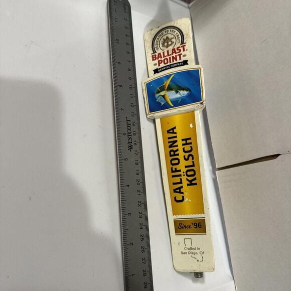 Ballast Point Beer Tap Handle California Kolsch - Picture 1 of 5